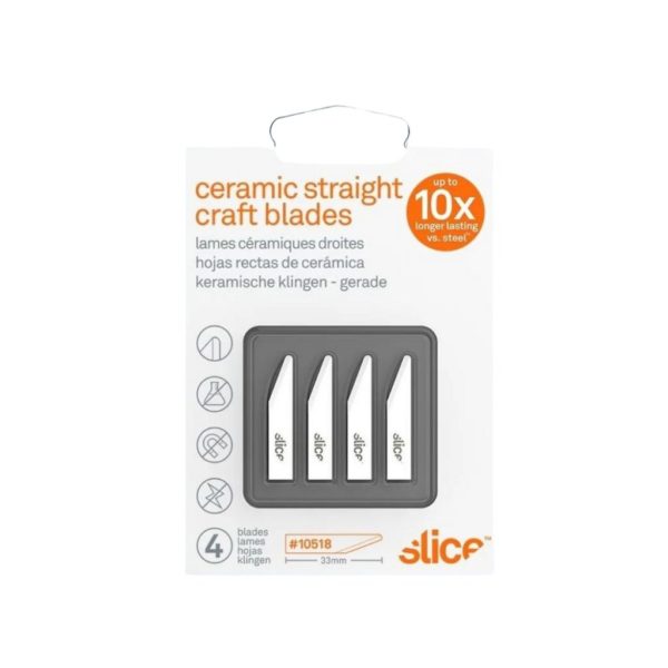 Slice 10518 Craft Blades, Rounded Tip, Straight Edge